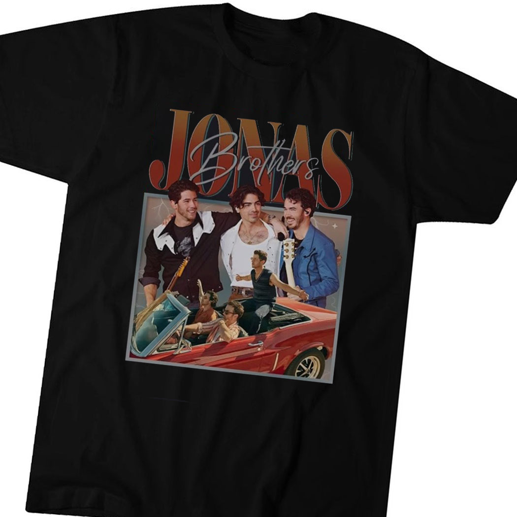 Vintage Jonas Brothers Five Albums One Night Tour Shirt