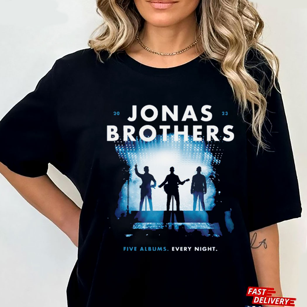 Jonas Brothers Tour Five Albums Every Night Shirt