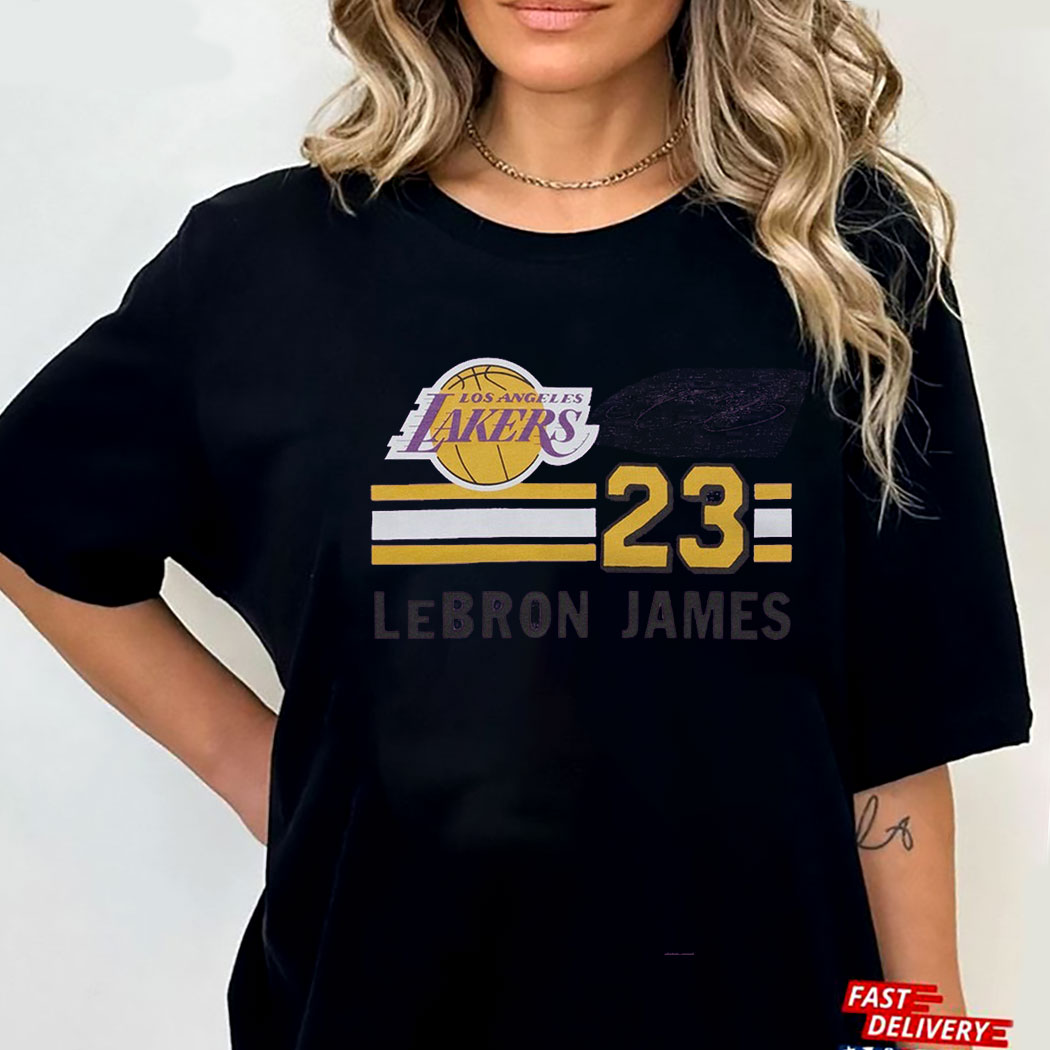 Lakers Lebron James Signature Jersey Shirt, hoodie, sweater, long