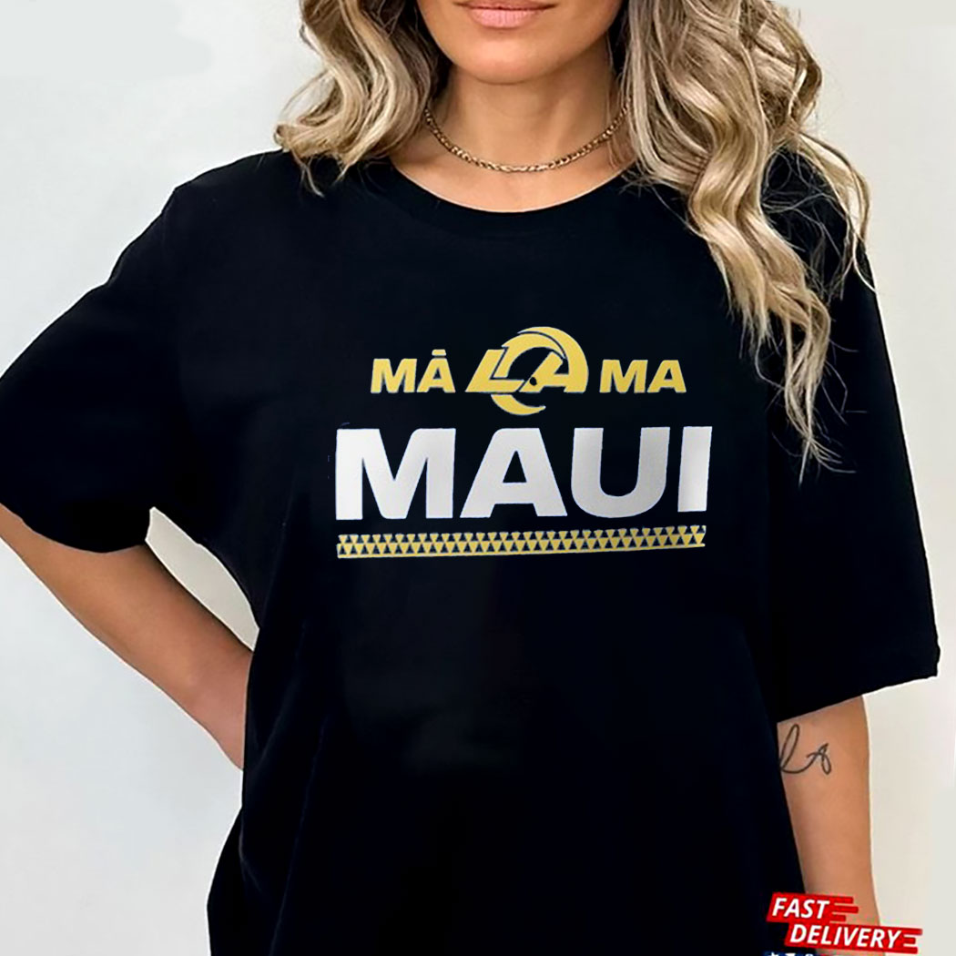 Los Angeles Rams Store Los Angeles Rams x Mãlama Maui Relief T