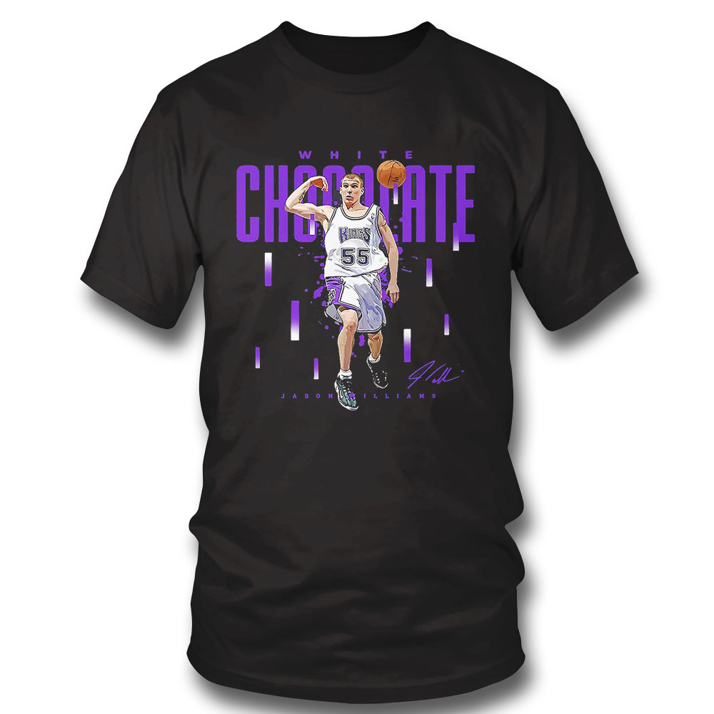 Sacramento Kings Jason Williams White Chocolate Signature Shirt