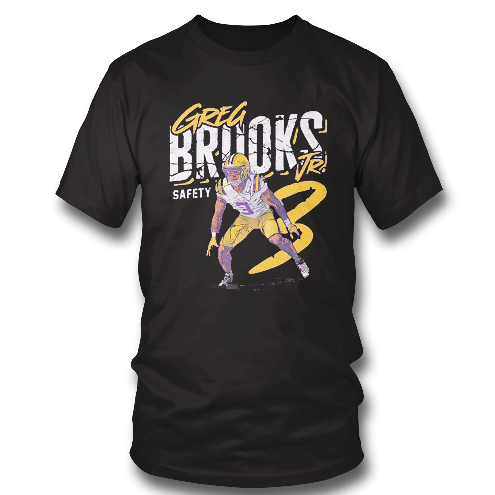 Lsu Safety Greg Brooks Jr Crack Shirt