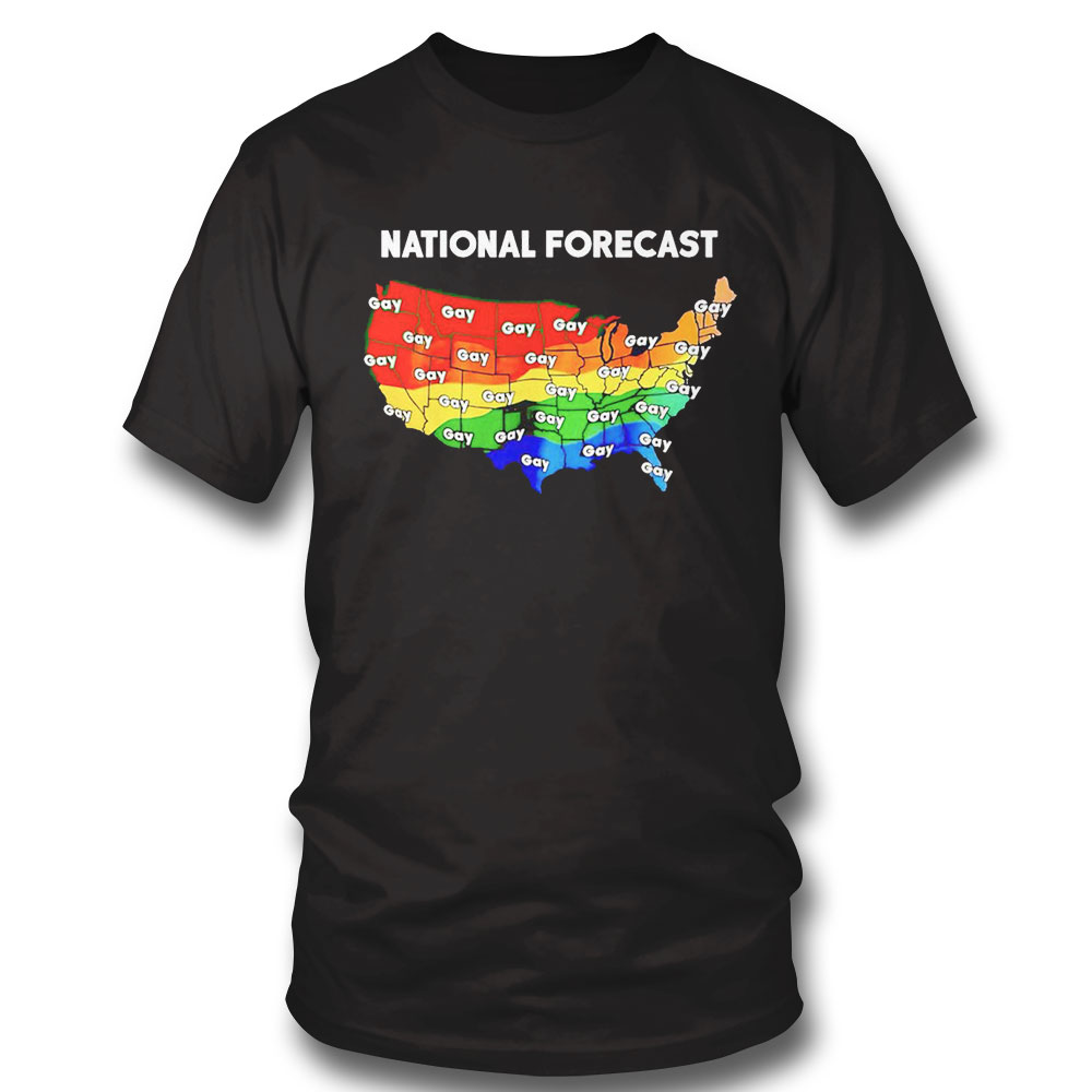 National Forecast Gay Map Shirt