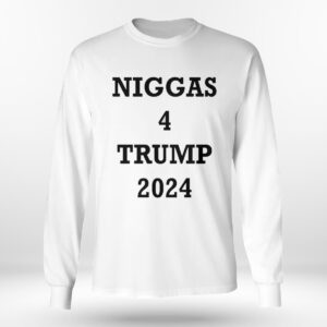 4 official niggas 4 trump 2024 tee shirt