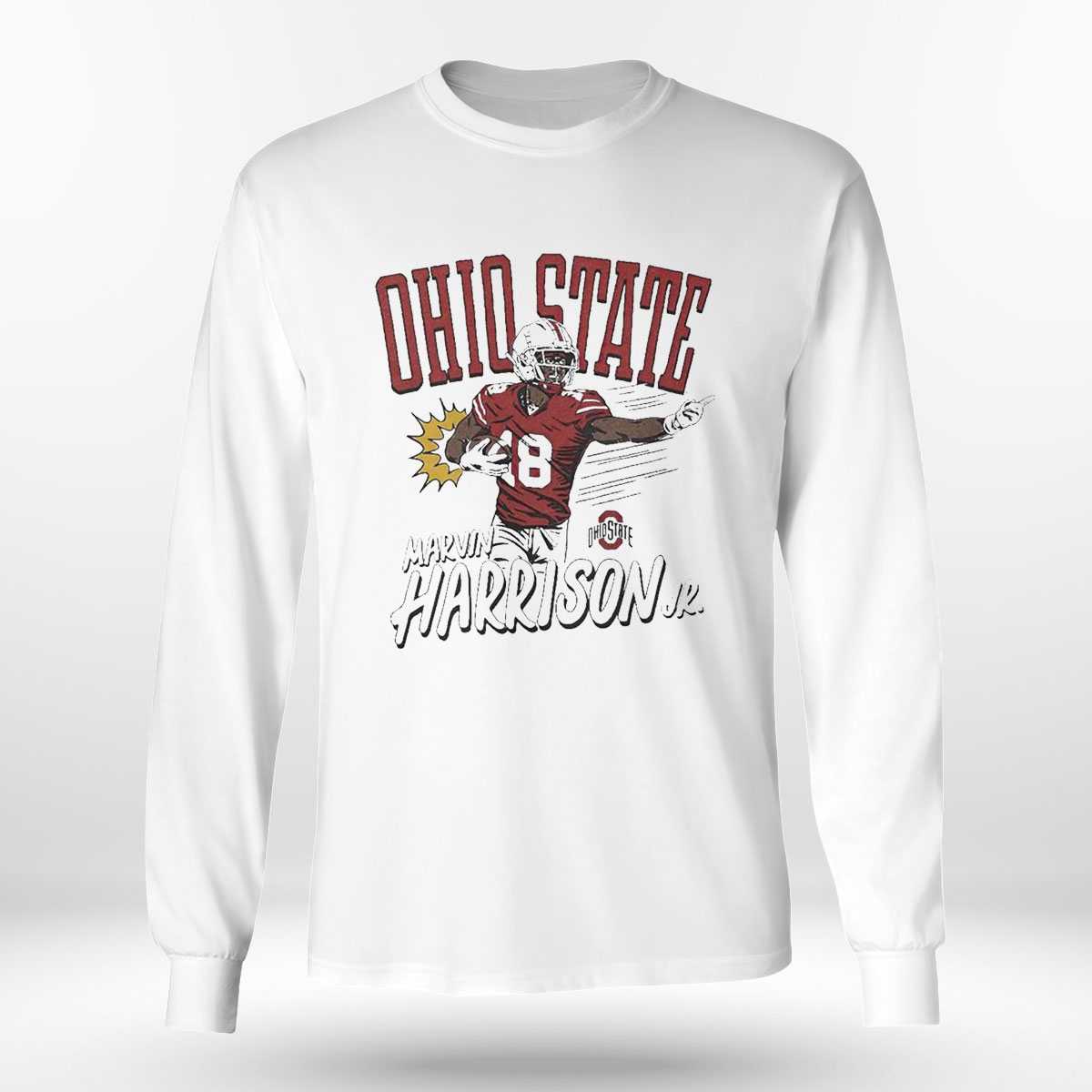 Official ohio State Marvin Harrison Jr. T-Shirts, hoodie, tank top, sweater  and long sleeve t-shirt