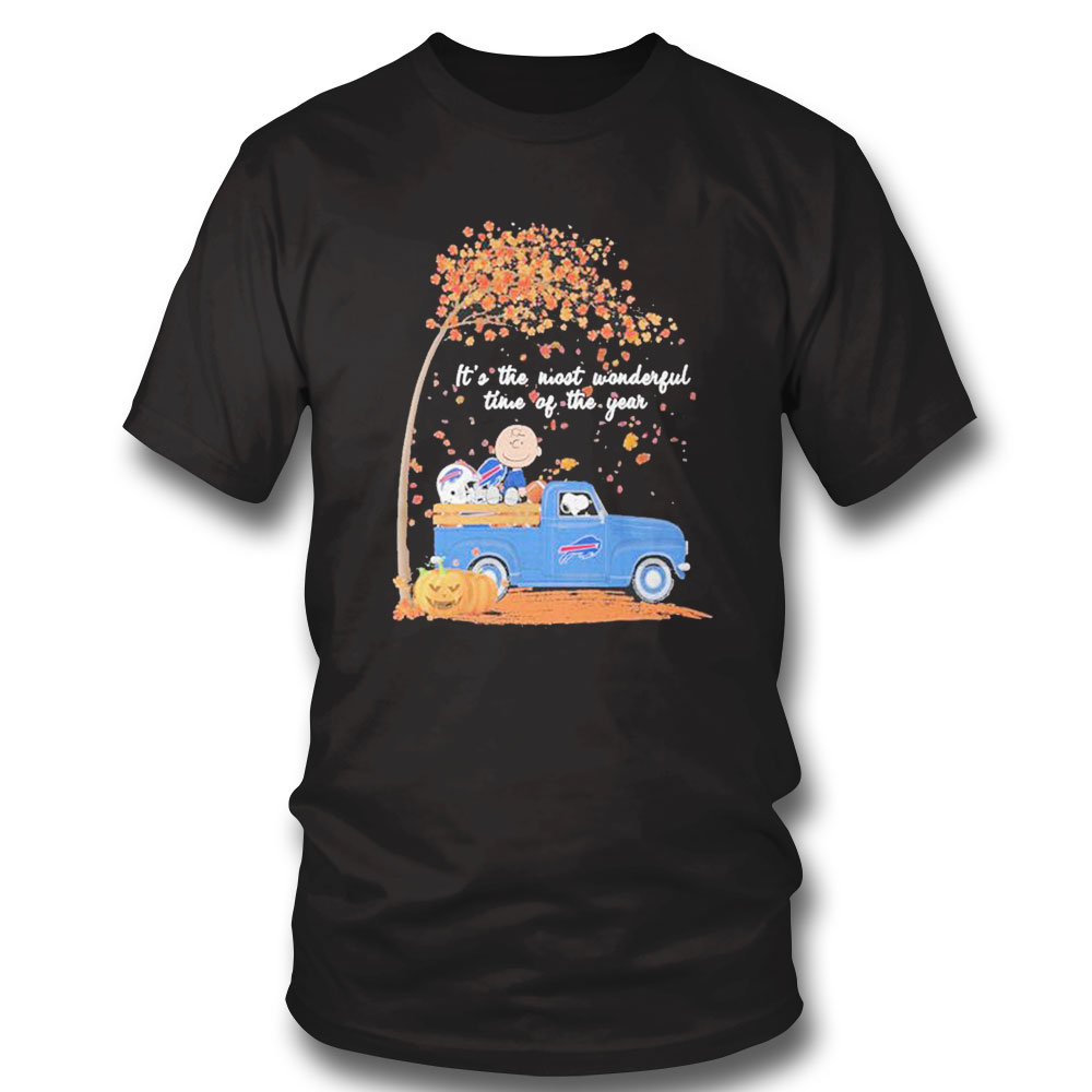 Snoopy And Charlie Brown Halloween It's The Most Wonderful Time Of The Year T-shirt