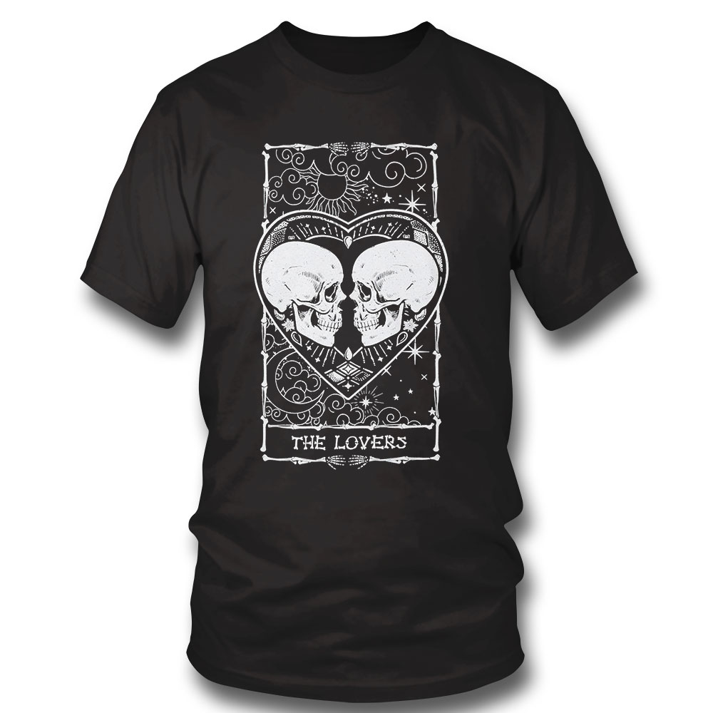 The Lovers Skulls Tarot Card Shirt