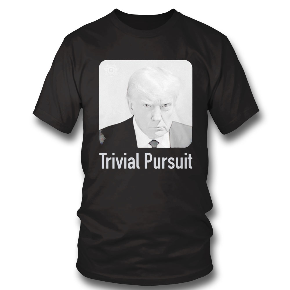 Trump Mugshot Trivial Pursuit Shirt