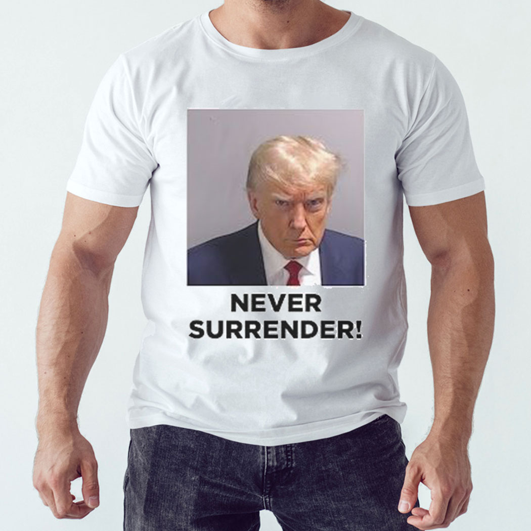 Trump Mugshot Tumbler Wanted For President 2024 Never Surrender