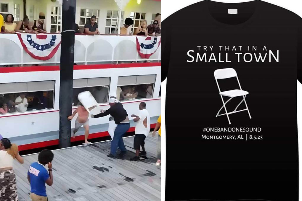 Try That In A Small Town In Montgomery Alabama Brawl Shirt Viral Phenomenon