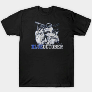 1 BLUE OCTOBER MOOKIE BETTS FREDDIE FREEMAN CLAYTON KERSHAW Shirt