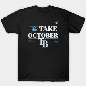 1 Tampa Bay Rays Fanatics 2023 Postseason Locker Room T Shirt