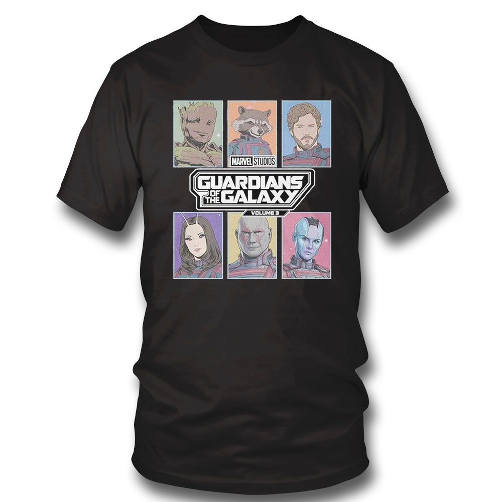 Marvel Guardians Of The Galaxy Pop Art Boxes Shirt