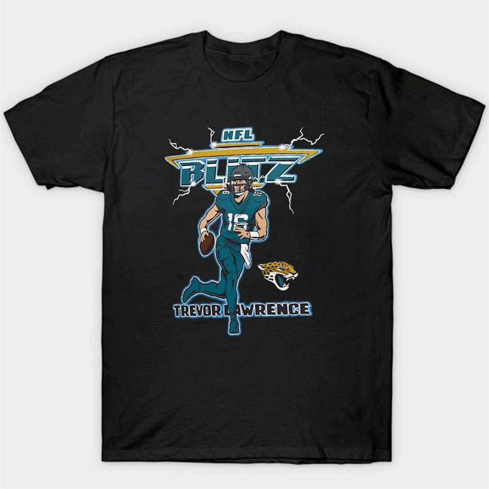 Trevor Lawrence Jacksonville Jaguars Homage Nfl Blitz Player Shirt