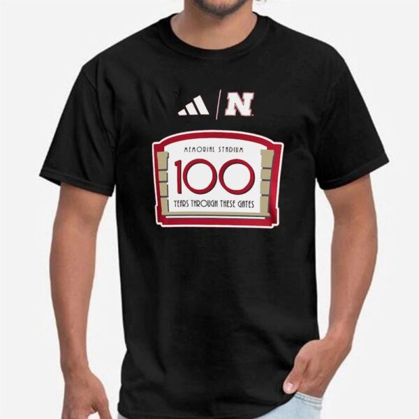 Nebraska Huskers adidas Memorial Stadium 100th Anniversary Sideline Strategy Shirt