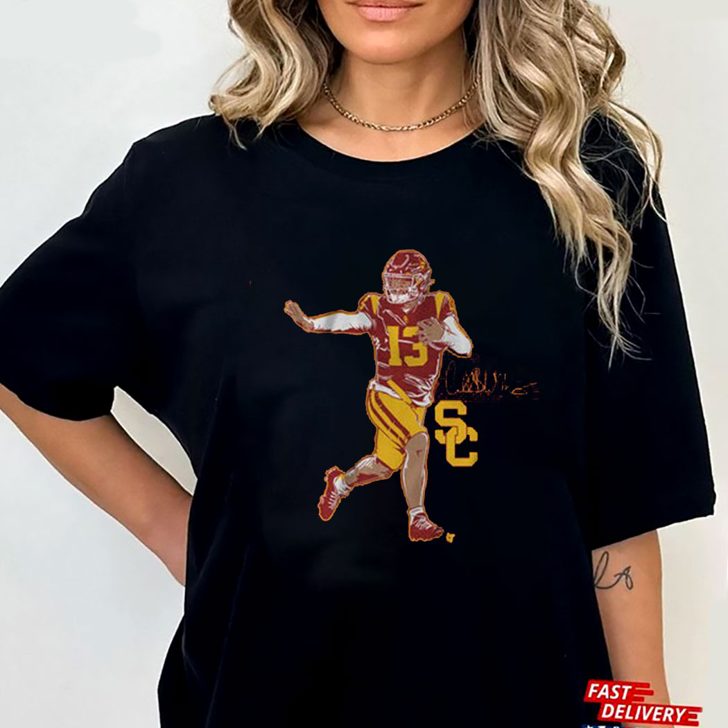 Usc Football Caleb Williams Superstar Pose Shirt