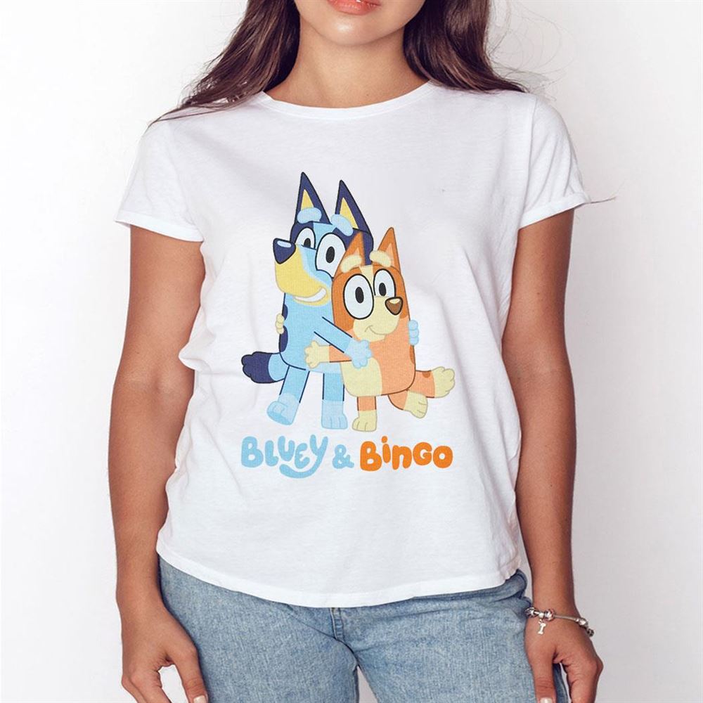 Bluey T Shirt Bluey Logo All Sizes Adults Kids Tv Programme Bingo