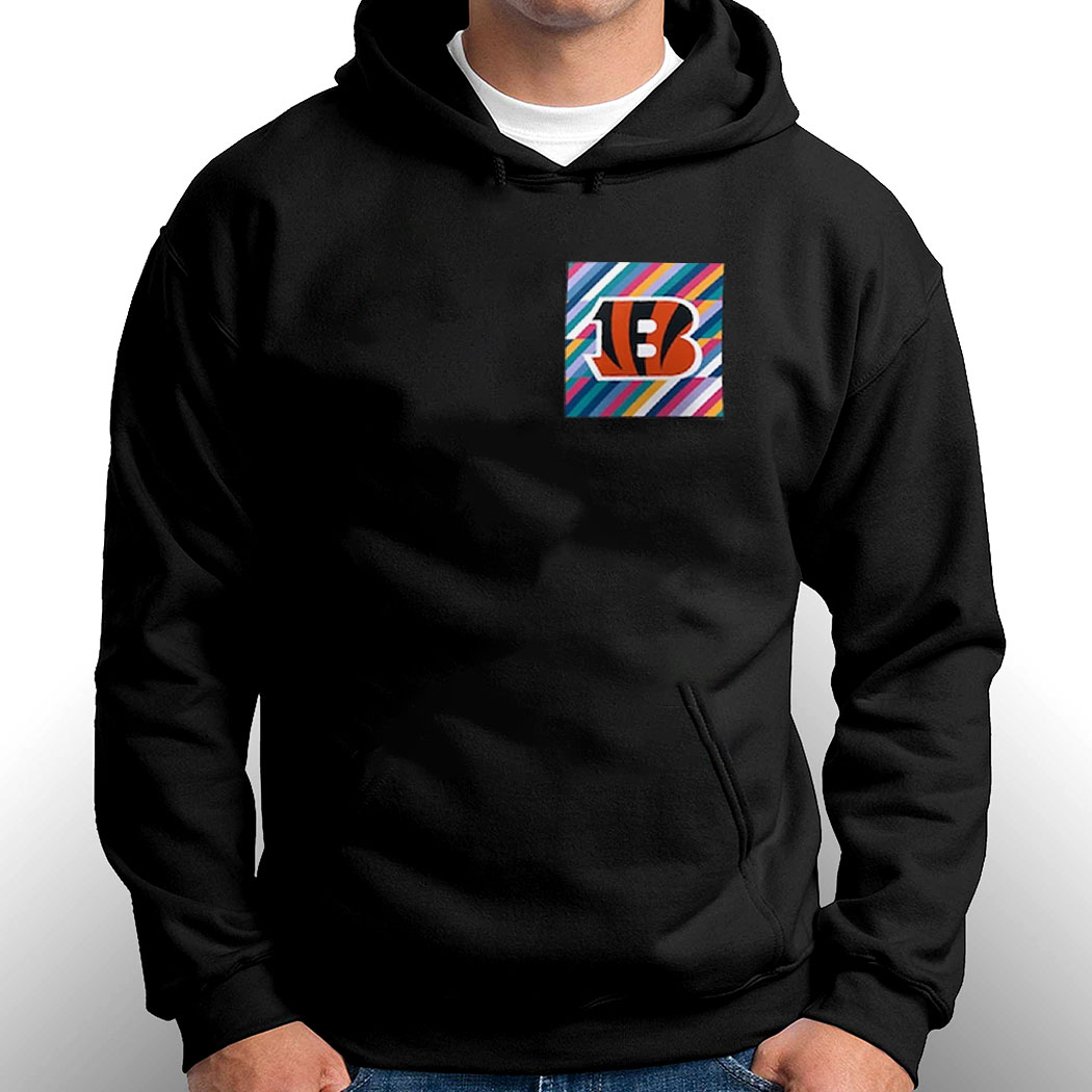 Nfl Cincinnati Bengals Boys' Black/gray Long Sleeve Hooded