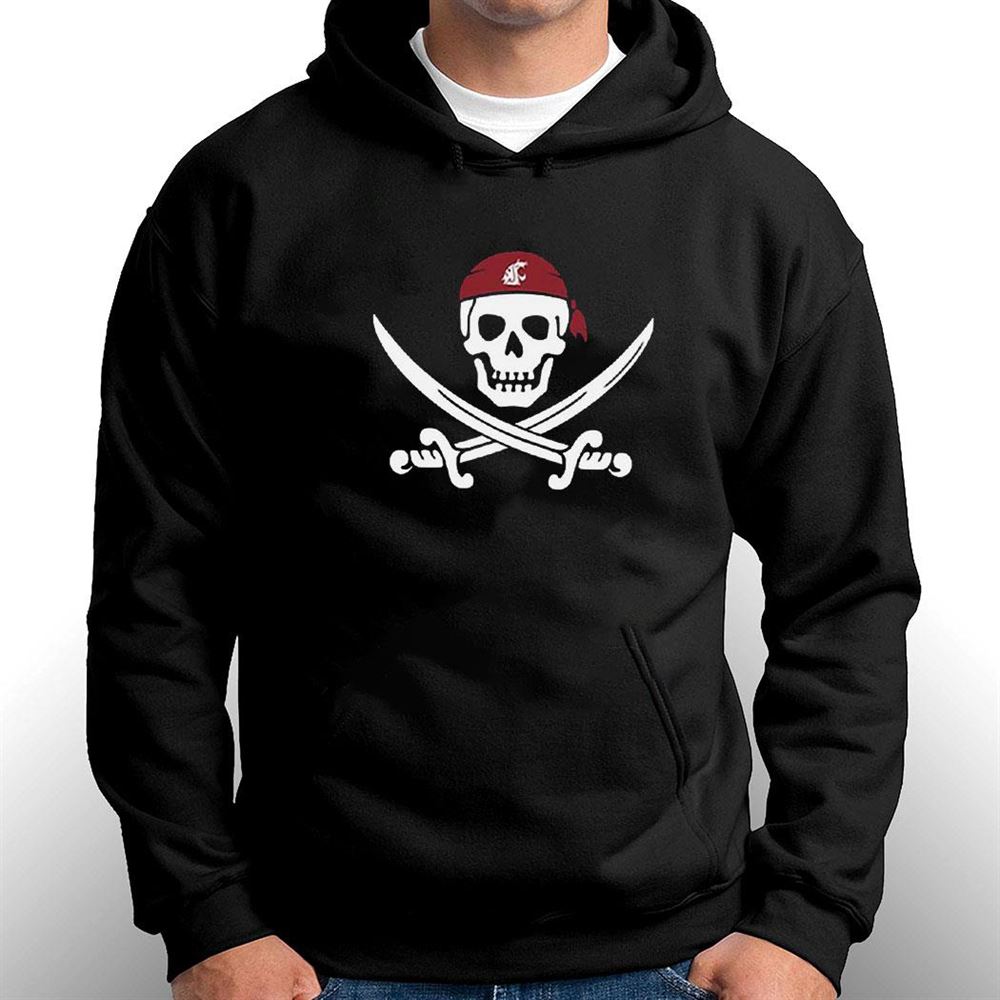 Official Jake Dickert Wsu Golf Pirate Skull TShirt Hoodie Tank-Top Quotes