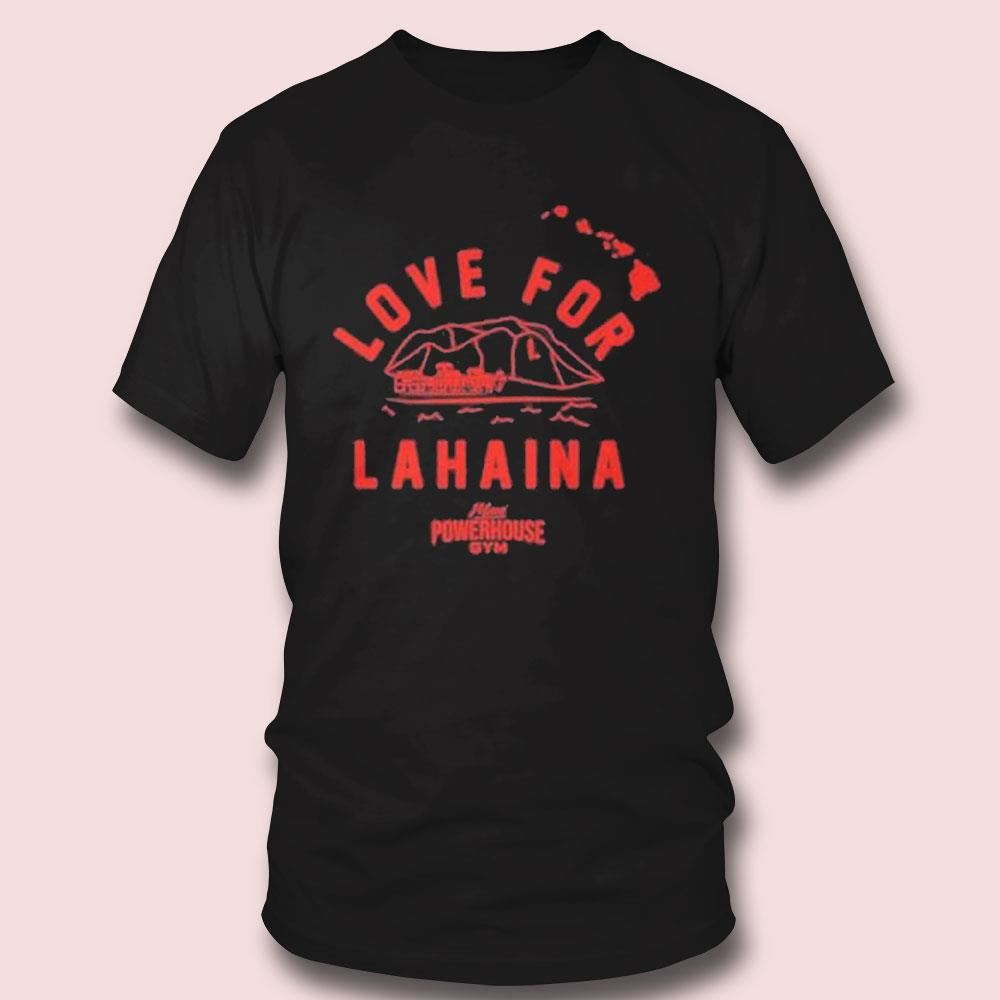 Carlos Penavega Love For Lahaina Maui Powerhouse Gym Tee Longsleeve Shirt