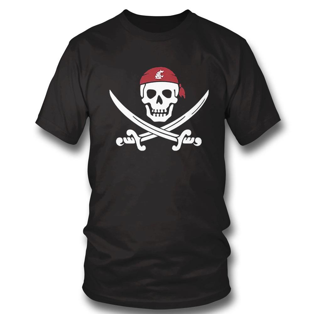 Wsu Pirate Swing Your Sword Flag T-shirt