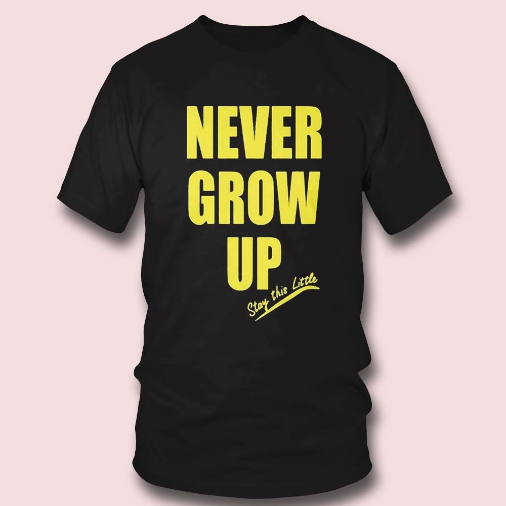 Never Grow Up Stay This Little Shirt Ladies Tee