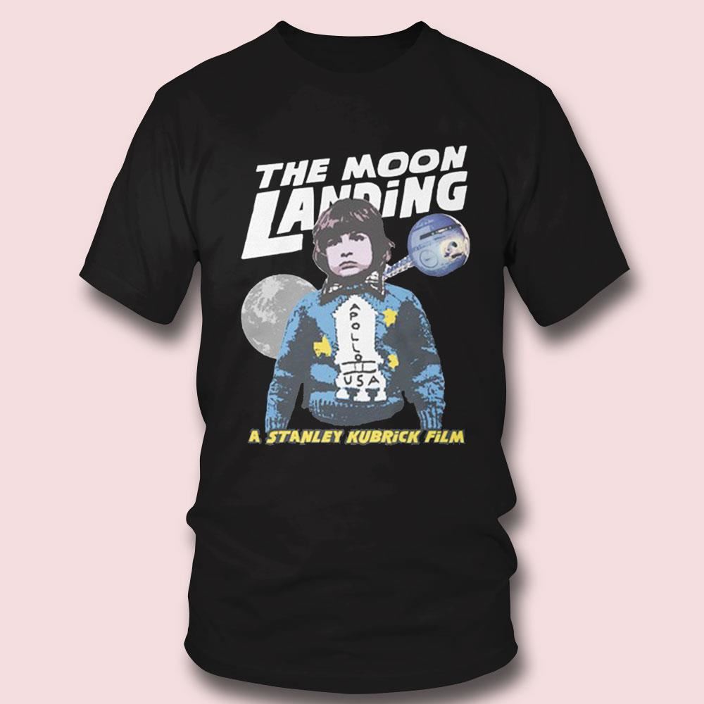 The Moon Landin Stankey Kubrick Film T-shirt