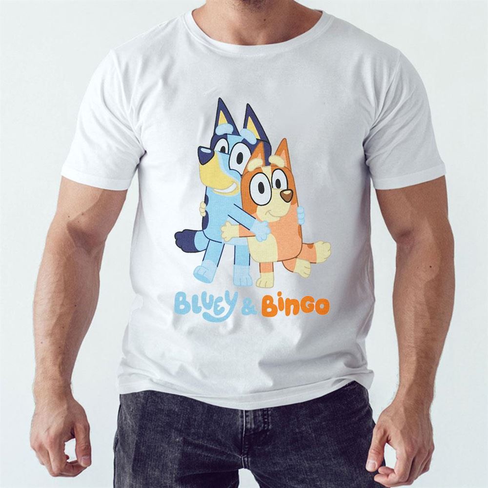 Comfort Colors® Bluey And Bingo Shirt Dog T-Shirt Hoodie