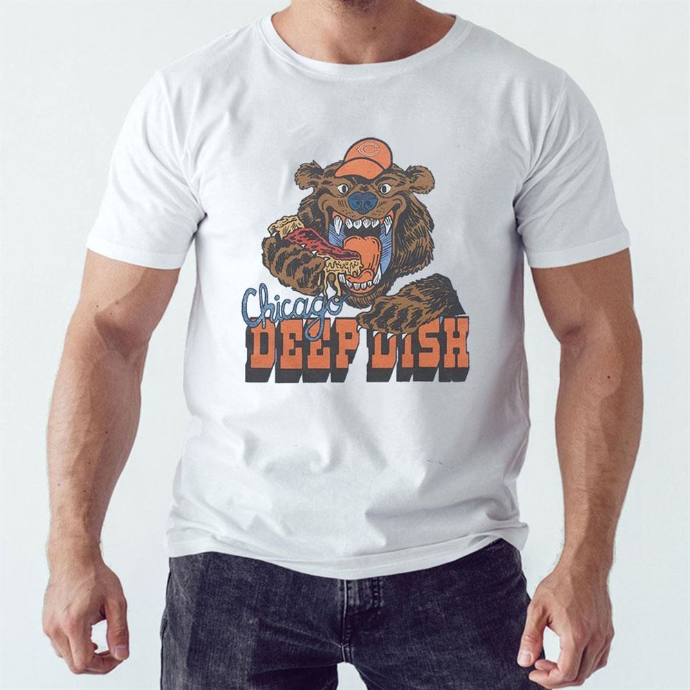 Chicago Deep Dish Chicago Bears Nfl X Flavortown T-shirt