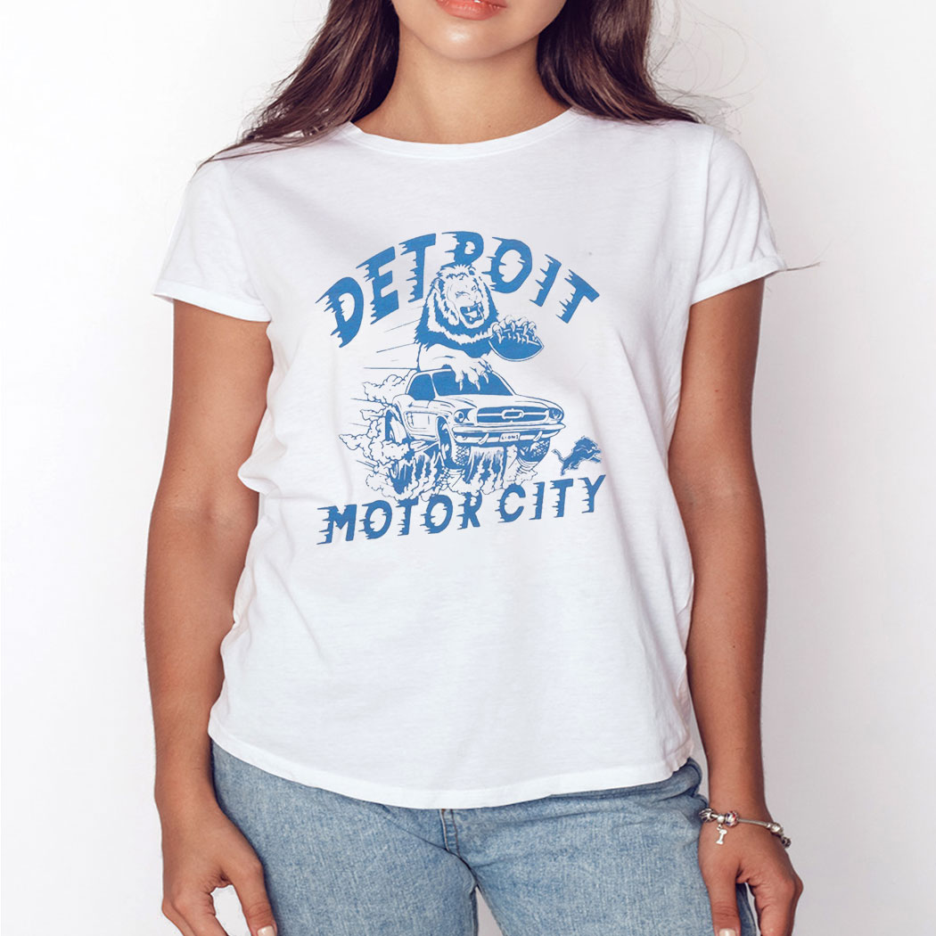 FREE shipping Detroit Lions Detroit Motor City Retro Shirt, Unisex tee,  hoodie, sweater, v-neck and tank top