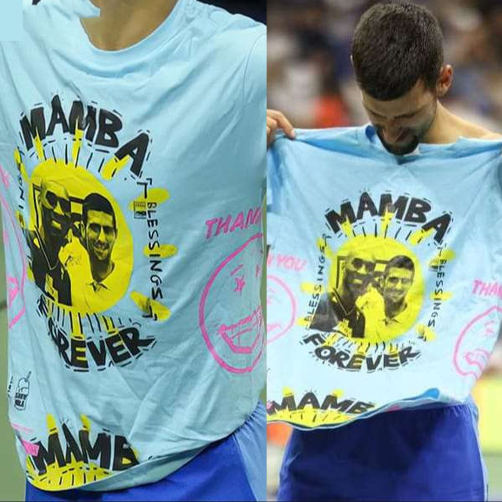 Mamba Forever Djokovic Kobe 24 Grand Slam T-shirt