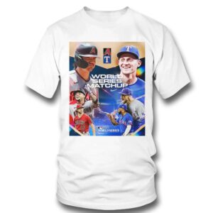 1 Arizona Diamondbacks vs Texas Rangers 2023 World Series Champions Matchup Shirt