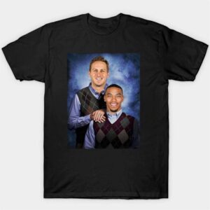 1 Jared Goff and Amon Ra St. Step Brothers Detroit Lions shirt