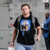 Hutch rocking the Goff and Amon-Ra step brothers Detroit Lions shirt