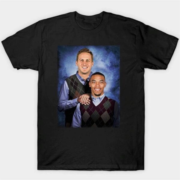 Jared Goff and Amon-Ra St. Step Brothers Detroit Lions shirt