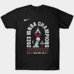 1 Las Vegas Aces Nike 2023 WNBA Finals Champions T Shirt