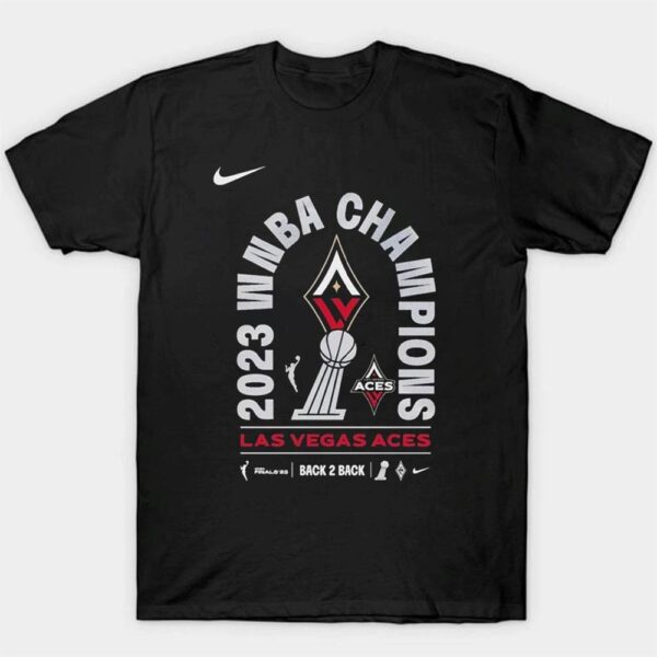 Las Vegas Aces Nike 2023 WNBA Finals Champions T-Shirt