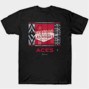 1 Las Vegas Aces Stadium 2023 WNBA Finals Champions Skyline Shirt