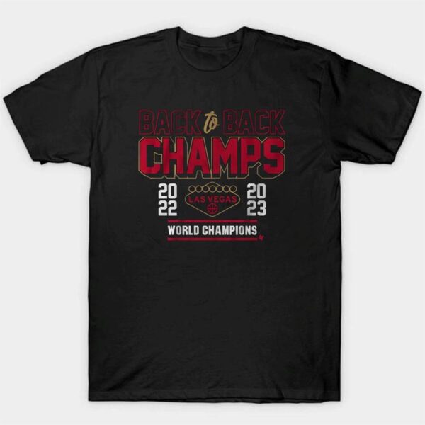 Las Vegas Women’s Basketball Back to Back Champs Shirt