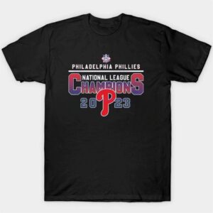 1 Philadelphia Phillies 2023 National League Champions T Shirt