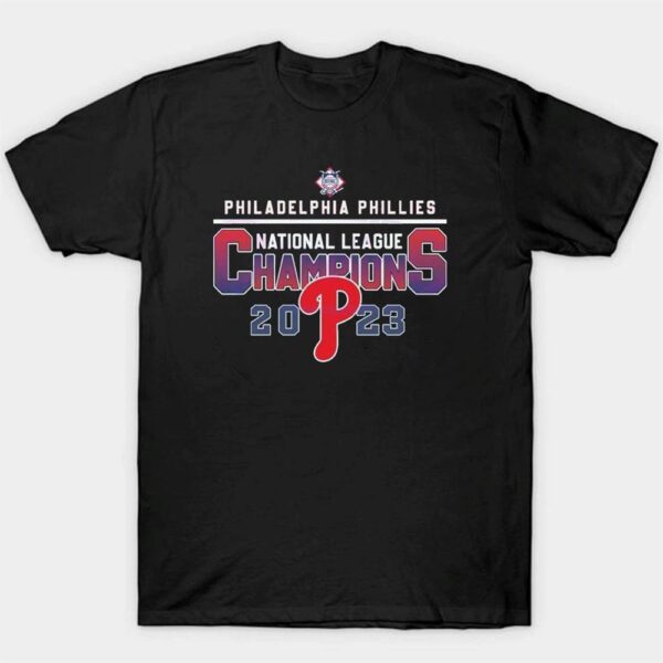 Philadelphia Phillies 2023 National League Champions T-Shirt