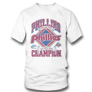 1 Philadelphia Phillies World Series Champions Mlb 1980 2008 And 2023 Baseball Vintage Shirt