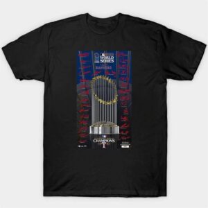 1 Texas Rangers 2023 American League Champions Signature Trophy Shirt