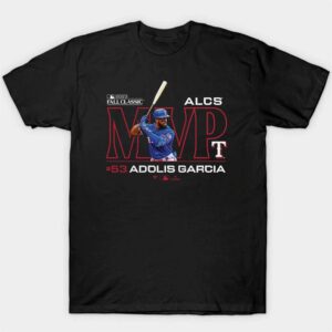 1 Texas Rangers Adolis Garcia 2023 American League Champions MVP Shirt