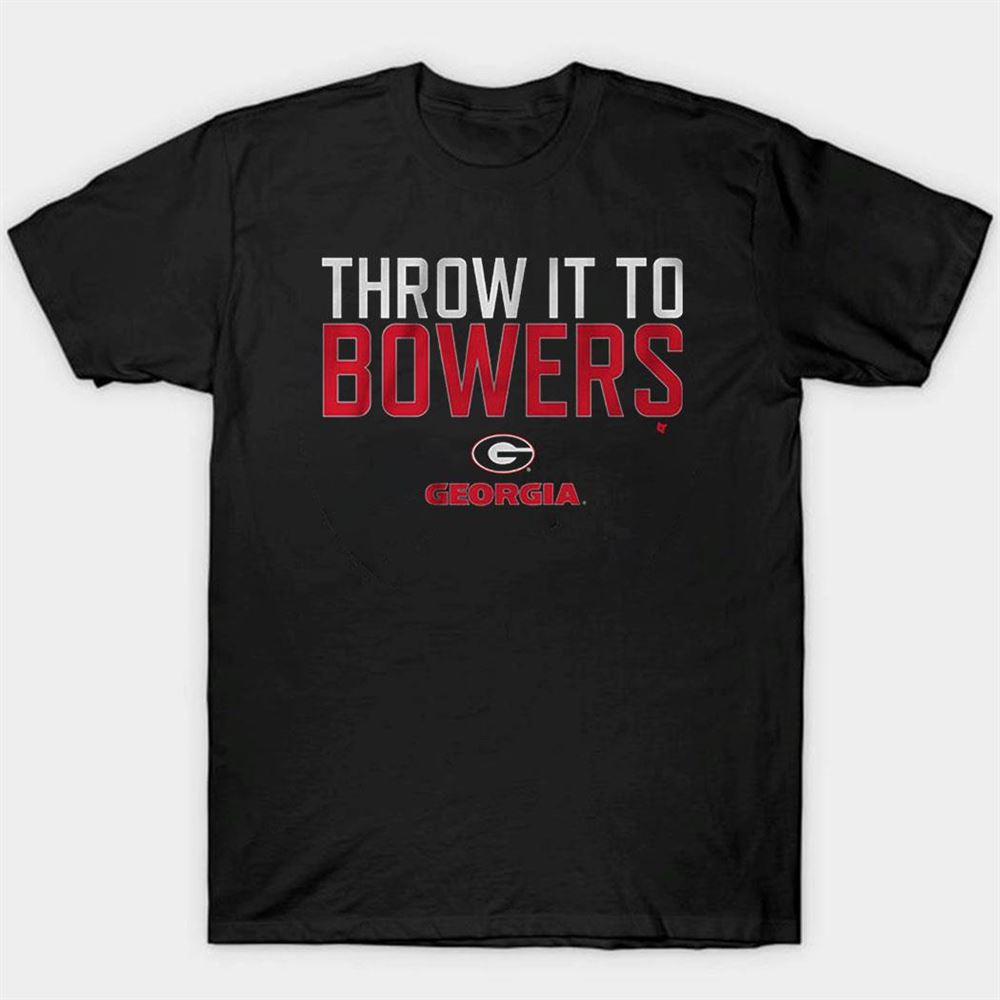 Georgia Throw It To Brock Bowers Shirt