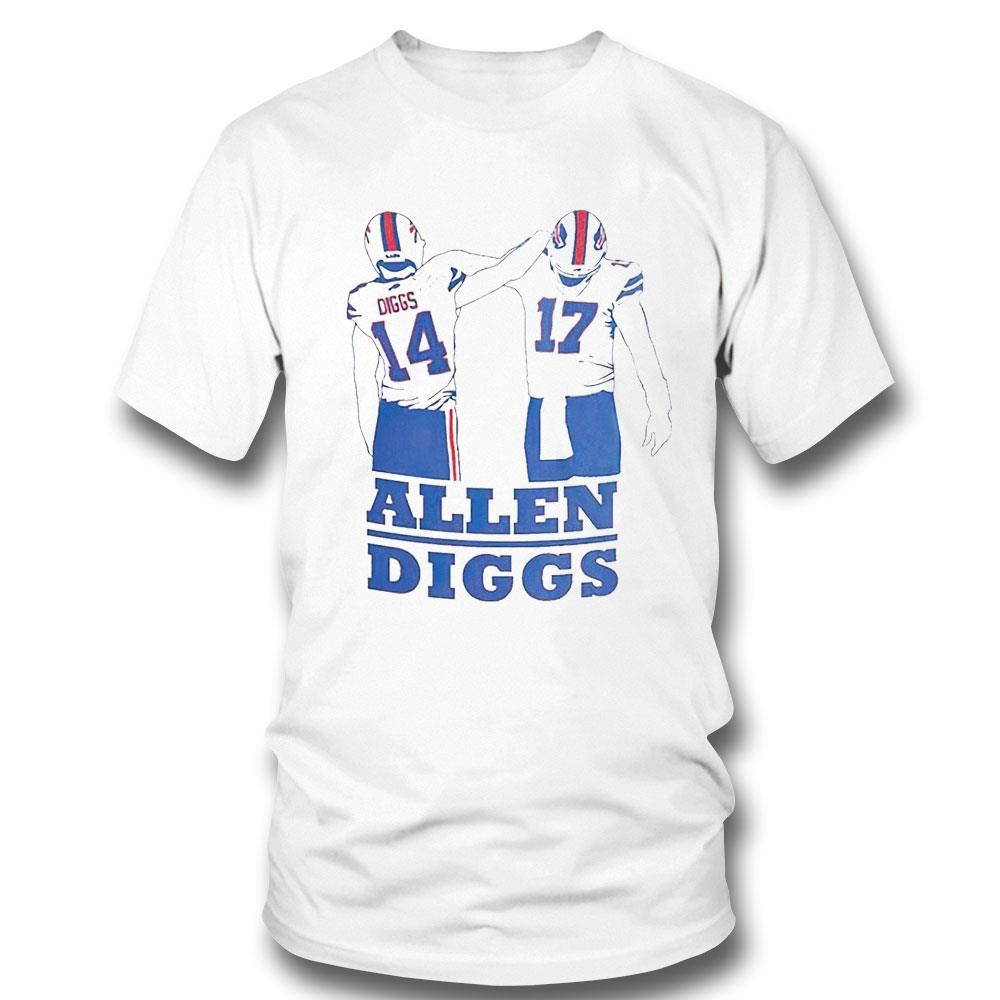 Josh Allen And Stefon Diggs Buffalo Bills Allen Diggs T-shirt
