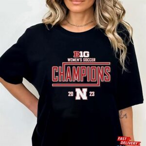 2 Nebraska Huskers 2023 Big Ten Womens Soccer Regular Season Champions T shirt 2