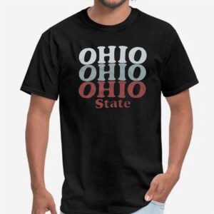 2 Ohio Ohio Ohio State University Buckeyes T Shirt