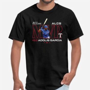 2 Texas Rangers Adolis Garcia 2023 American League Champions MVP Shirt