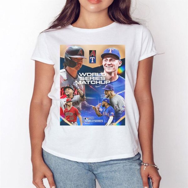 Arizona Diamondbacks vs Texas Rangers 2023 World Series Champions Matchup Shirt